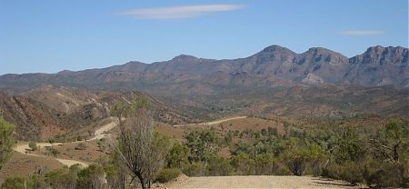bike touring, Bunyaroo Road, Flinders Ranges, Mawson Trail, South Australia