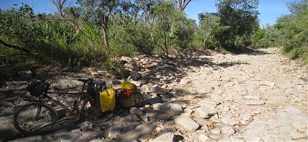 no easy bike tour, Limestone campsite, Gregory National Park, Northern Territory