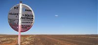 adventure bike tour, road to Finke, Northern Territory